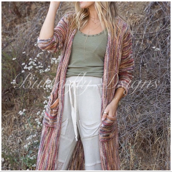 POL Rainbow Duster Cardigan - Picture 5 of 6